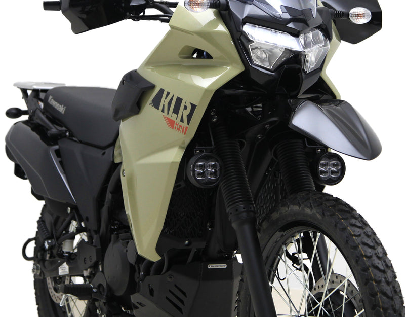 Supporto inferiore per luci di marcia per Kawasaki KLR650 '22-'26