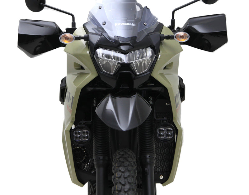 Supporto inferiore per luci di marcia per Kawasaki KLR650 '22-'26