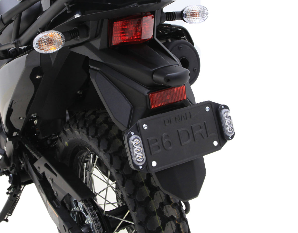 Kit de placa de sinalização traseira T3 Plug-&-Play para Kawasaki KLR650