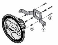 LED Far Montajı - Belirli Suzuki Cruiser'lar