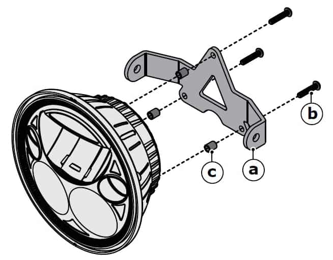 حامل المصباح LED - حدد دراجات Yamaha النارية