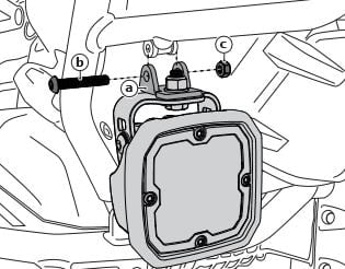 Mocowanie świateł drogowych — Adapter mocowania świateł BMW OEM