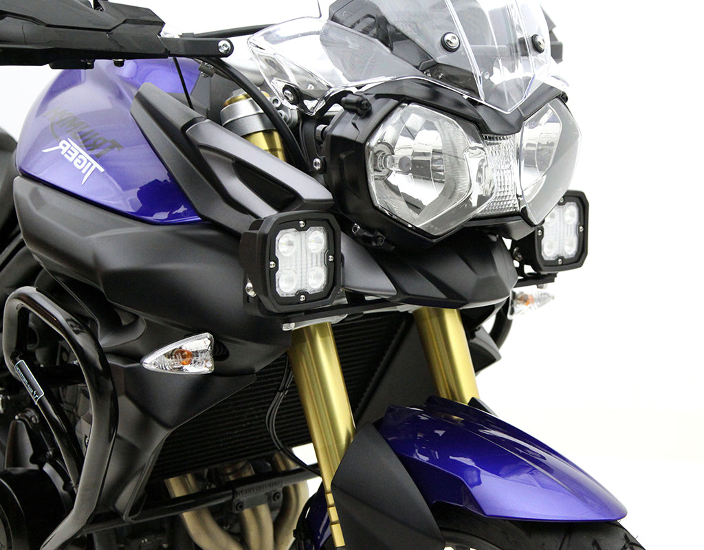 Bevestiging voor rijverlichting - Triumph Tiger 800 XC '10-'14 en Tiger 800 XCx, XCa, XR, XRx '15-'19