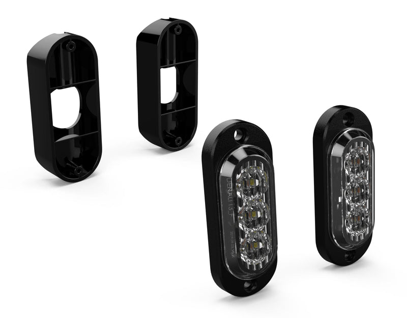 T3 LED-Blinker-Pod mit Front-Switchback und V-Twin-Motorschutzbügelhalterung