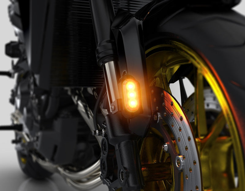 T3 vordere Switchback-LED-Blinker-Pods mit Kotflügelhalterung
