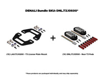 T3 Rear Switchback LED Turn Signal Pods with License Plate Mount