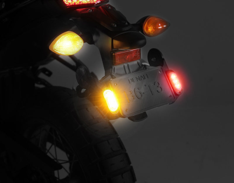 T3-LED-Blinker-Pods mit Farbwechsel für das Heck und Kennzeichenhalterung