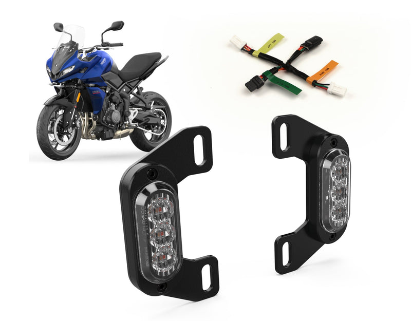 Kit de plaque d’immatriculation et de clignotants arrière T3 Plug-&-Play pour Triumph Tiger Sport 660 '22-