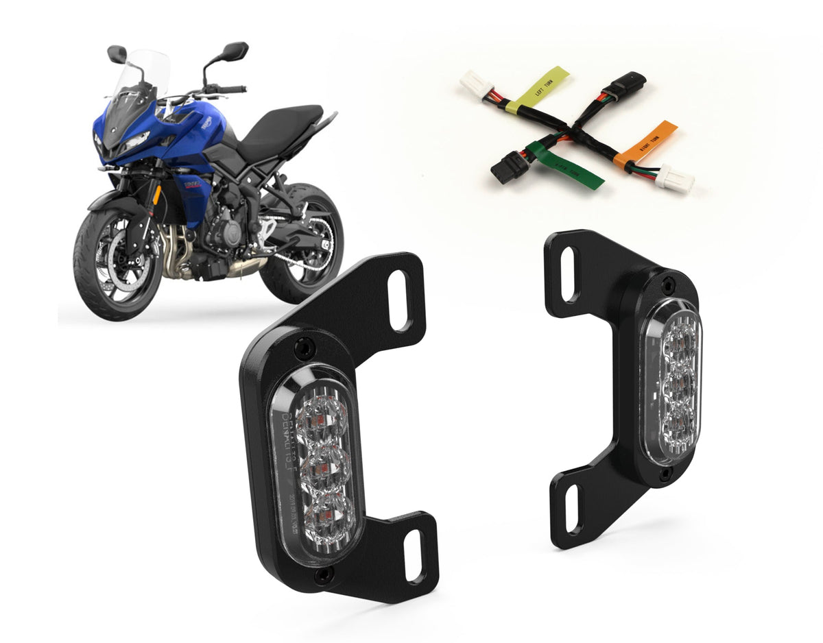 Zestaw tablicy rejestracyjnej tylnego kierunkowskazu T3 typu plug-and-play dla Triumph Tiger Sport 660 '22-