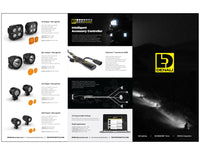 Brochure del prodotto ripiegabile in tre