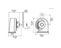 SoundBomb™ Mini Elektromagnetisk Lavtonehorn